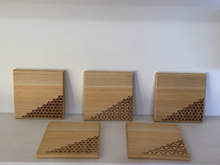 画像をギャラリービューアに読み込む, 木製コースター