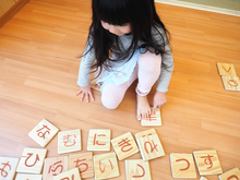 画像をギャラリービューアに読み込む, 砂文字板ひらがな(46枚セット)