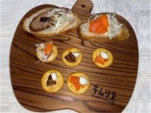 画像をギャラリービューアに読み込む, カッティングボード りんご